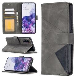 Binfen Color BF05 Prismatic Slim Wallet Flip Cover for Samsung Galaxy S20 / S11e - Gray