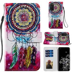 Dreamcatcher Smooth Leather Phone Wallet Case for Samsung Galaxy S20