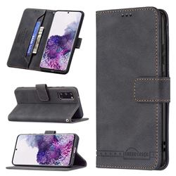Binfen Color RFID Blocking Leather Wallet Case for Samsung Galaxy S20 - Black