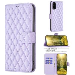 Binfen Color BF-14 Fragrance Protective Wallet Flip Cover for Samsung Galaxy S20 - Purple