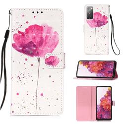 Watercolor 3D Painted Leather Wallet Case for Samsung Galaxy S20 FE / S20 Lite