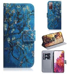 Apricot Tree PU Leather Wallet Case for Samsung Galaxy S20 FE / S20 Lite