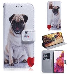 Pug Dog PU Leather Wallet Case for Samsung Galaxy S20 FE / S20 Lite