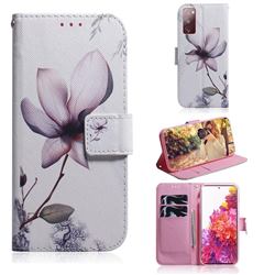 Magnolia Flower PU Leather Wallet Case for Samsung Galaxy S20 FE / S20 Lite