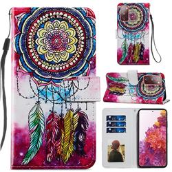 Dreamcatcher Smooth Leather Phone Wallet Case for Samsung Galaxy S20 FE / S20 Lite