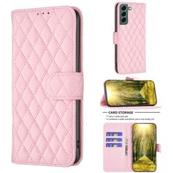 Binfen Color BF-14 Fragrance Protective Wallet Flip Cover for Samsung Galaxy S22 Plus (S22 Pro) - Pink