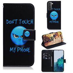 Not Touch My Phone PU Leather Wallet Case for Samsung Galaxy S21 / Galaxy S30