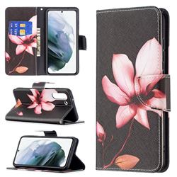 Lotus Flower Leather Wallet Case for Samsung Galaxy S21 FE