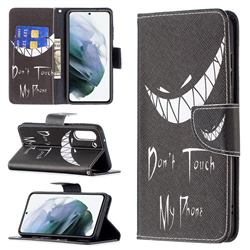 Crooked Grin Leather Wallet Case for Samsung Galaxy S21 FE
