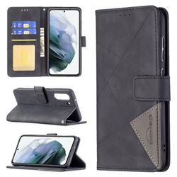Binfen Color BF05 Prismatic Slim Wallet Flip Cover for Samsung Galaxy S21 FE - Black