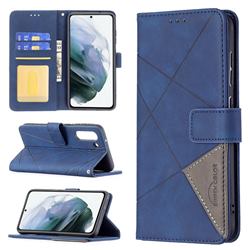Binfen Color BF05 Prismatic Slim Wallet Flip Cover for Samsung Galaxy S21 FE - Blue