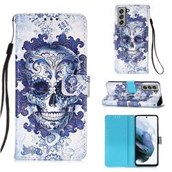Cloud Kito 3D Painted Leather Wallet Case for Samsung Galaxy S21 FE