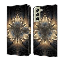 Resplendent Mandala Crystal PU Leather Protective Wallet Case Cover for Samsung Galaxy S21 FE