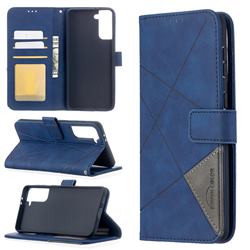 Binfen Color BF05 Prismatic Slim Wallet Flip Cover for Samsung Galaxy S21 Plus - Blue