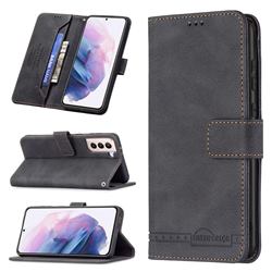 Binfen Color RFID Blocking Leather Wallet Case for Samsung Galaxy S21 Plus - Black