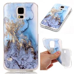Sea Blue Soft TPU Marble Pattern Case for Samsung Galaxy S5