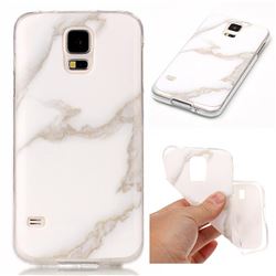 Jade White Soft TPU Marble Pattern Case for Samsung Galaxy S5