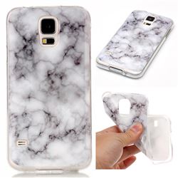 Smoke White Soft TPU Marble Pattern Case for Samsung Galaxy S5