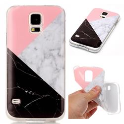 Tricolor Soft TPU Marble Pattern Case for Samsung Galaxy S5