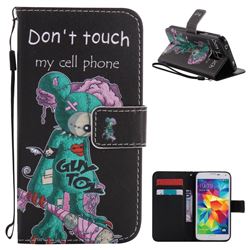 One Eye Mice PU Leather Wallet Case for Samsung Galaxy S5 G900
