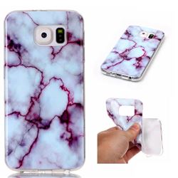 Bloody Lines Soft TPU Marble Pattern Case for Samsung Galaxy S6