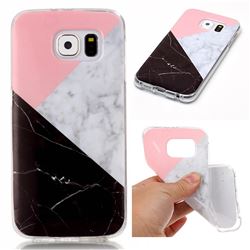 Tricolor Soft TPU Marble Pattern Case for Samsung Galaxy S6