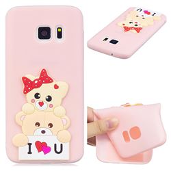 Love Bear Soft 3D Silicone Case for Samsung Galaxy S6 G920