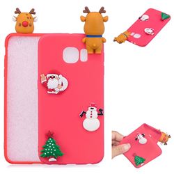 Red Elk Christmas Xmax Soft 3D Silicone Case for Samsung Galaxy S6 G920