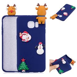 Navy Elk Christmas Xmax Soft 3D Silicone Case for Samsung Galaxy S6 G920