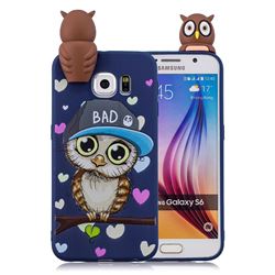 Bad Owl Soft 3D Climbing Doll Soft Case for Samsung Galaxy S6 G920
