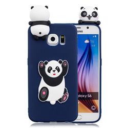 Giant Panda Soft 3D Climbing Doll Soft Case for Samsung Galaxy S6 G920