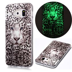 Leopard Tiger Noctilucent Soft TPU Back Cover for Samsung Galaxy S6 G920