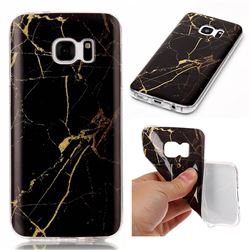Black Gold Soft TPU Marble Pattern Case for Samsung Galaxy S7