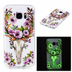 Sika Deer Noctilucent Soft TPU Back Cover for Samsung Galaxy S7