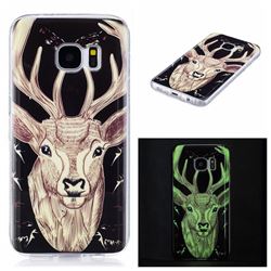 Fly Deer Noctilucent Soft TPU Back Cover for Samsung Galaxy S7