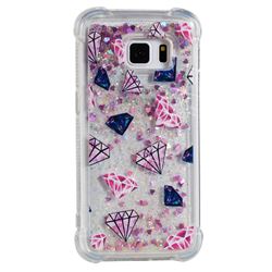 Diamond Dynamic Liquid Glitter Sand Quicksand Star TPU Case for Samsung Galaxy S7 G930