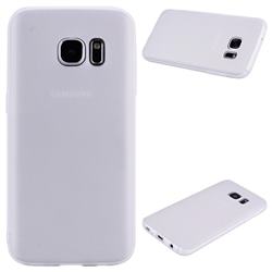 Candy Soft Silicone Protective Phone Case for Samsung Galaxy S7 G930 - White