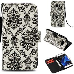 Crown Lace 3D Painted Leather Wallet Case for Samsung Galaxy S7 G930