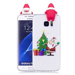 Christmas Spree Soft 3D Climbing Doll Soft Case for Samsung Galaxy S7 Edge s7edge