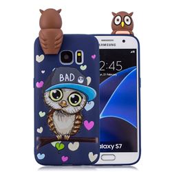 Bad Owl Soft 3D Climbing Doll Soft Case for Samsung Galaxy S7 Edge s7edge