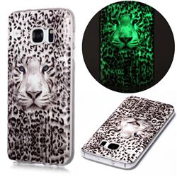 Leopard Tiger Noctilucent Soft TPU Back Cover for Samsung Galaxy S7 Edge s7edge