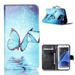 Vivid Butterflies Leather Wallet Cover for Samsung Galaxy S7 Edge G935