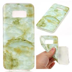 Jade Green Soft TPU Marble Pattern Case for Samsung Galaxy S8