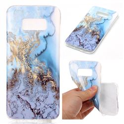 Sea Blue Soft TPU Marble Pattern Case for Samsung Galaxy S8