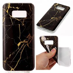 Black Gold Soft TPU Marble Pattern Case for Samsung Galaxy S8