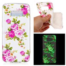 Peony Noctilucent Soft TPU Back Cover for Samsung Galaxy S8