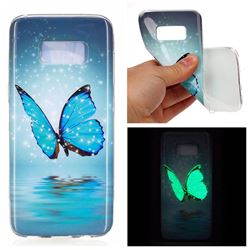 Butterfly Noctilucent Soft TPU Back Cover for Samsung Galaxy S8
