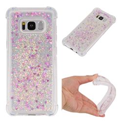 Dynamic Liquid Glitter Sand Quicksand Star TPU Case for Samsung Galaxy S8 - Rose