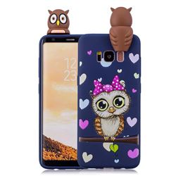 Bad Owl Soft 3D Climbing Doll Soft Case for Samsung Galaxy S8