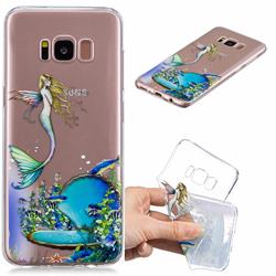 Mermaid Clear Varnish Soft Phone Back Cover for Samsung Galaxy S8